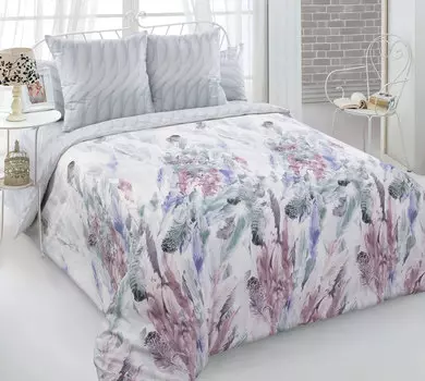 КПБ "Легкость" Серый р. 1,5-сп.