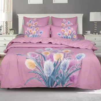 КПБ "Летиция" Розовый р. 2,0-сп. 4 нав.