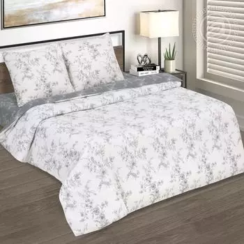 КПБ "Луара Белый" р. Cем. с простыней на резинке 180х200