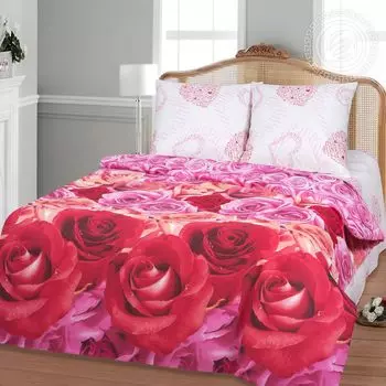 КПБ "Марго" Розовый р. 1,5-сп.