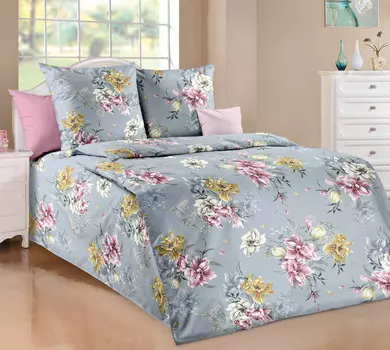 КПБ "Мгновение" Серый р. 1,5-сп.