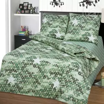 КПБ "Милитари Зеленый" р. 1,5-сп.