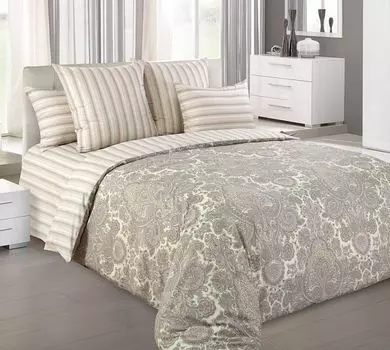 КПБ "Пейсли" Бежевый р. 2,0-сп.