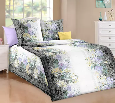 КПБ "Притяжение Черный" р. 1,5-сп.