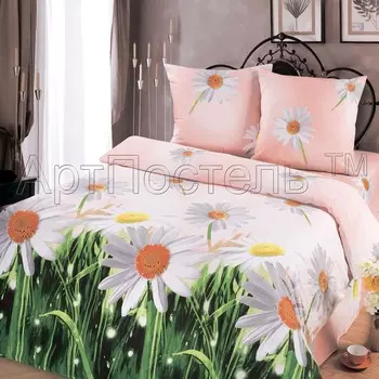 КПБ "Ромашки" с компаньоном, размер 2,0-спальный