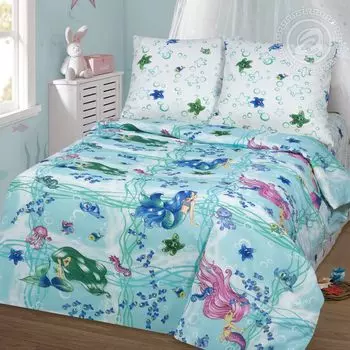 КПБ "Русалки" Голубой р. 1,5-сп.