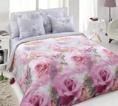 КПБ "Соломея" Розовый р. 1,5-сп.