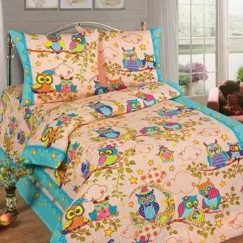 КПБ "Совушки" Бежевый р. 1,5-сп.