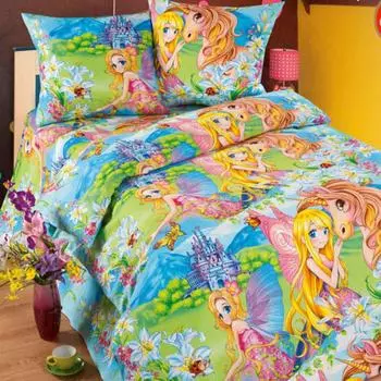 КПБ "Страна чудес" Зеленый р. 1,5-сп.