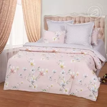 КПБ "Тереза" Розовый р. 1,5-сп. 4 нав.