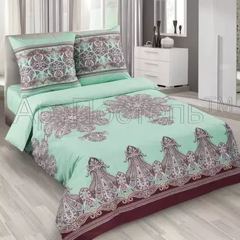 КПБ "Турецкие мотивы Бирюзовый" р. 2,0-сп. евро