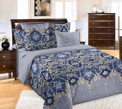 КПБ "Версаль" Синий р. Сем.