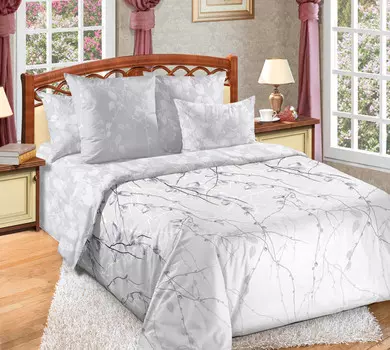 КПБ "Весенний шепот" Серый р. 1,5-сп.