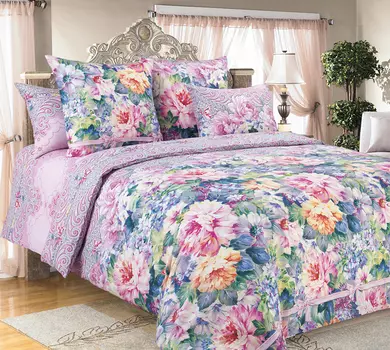 КПБ "Влюбленность" Розовый р. 2,0-сп.