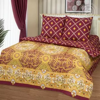 КПБ Зима-Лето "Царский" Бордовый р. Сем.