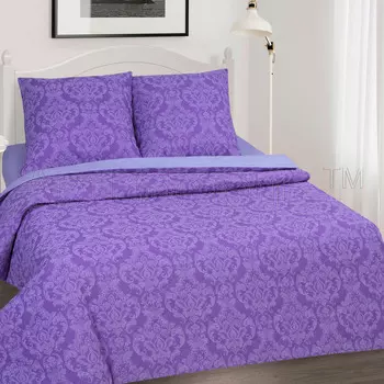 КПБ Зима-Лето "Византия" Фиолетовый р. 2,0-сп. евро