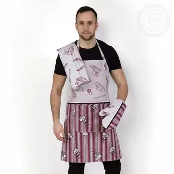 Кухонные принадлежности "Мачо" Сиреневый р. 3 пред.