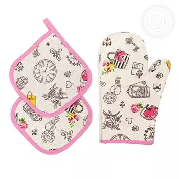 Кухонные принадлежности "Мадам" Бежевый р. 3 пред.