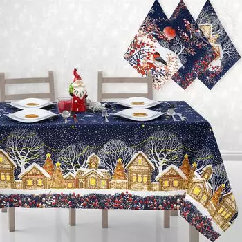 Кухонные принадлежности "Полночь" Синий р. 135х220