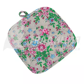Кухонные принадлежности "Прихватка Полевые цветы Квадратная" р. 18х18