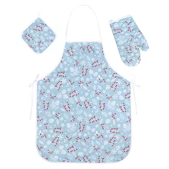 Кухонные принадлежности "Шишки" Бирюзовый р. 3 пред.