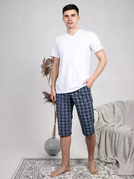 Муж. бриджи "арт. 16-0785 Синий" р. 50