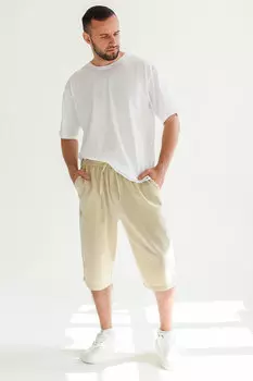 Муж. бриджи "Льняные" Экрю р. 46