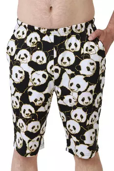 Муж. бриджи "Панда" Черный р. 62