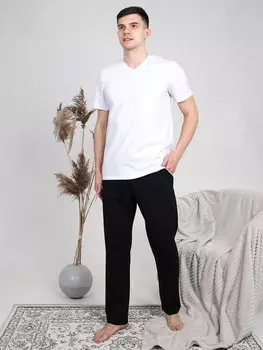 Муж. брюки "арт. 16-0836 Черный" р. 58