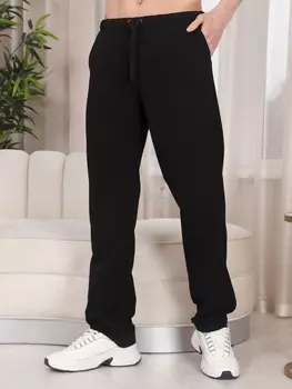 Муж. брюки арт. 17-0371 Черный р. 62