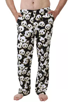 Муж. брюки арт. 22-0495 Черный р. 52