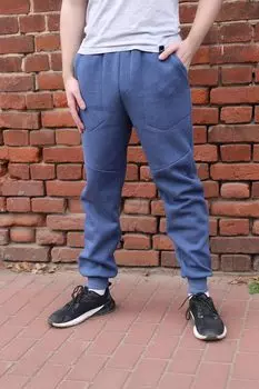 Муж. брюки "Марко Синий" р. 50