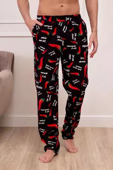 Муж. брюки "Паприка" Черный р. 50