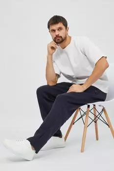 Муж. брюки "Райан" Серый р. 50