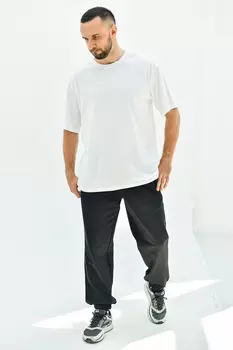 Муж. брюки "Спорт" Черный р. 48