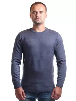 Муж. джемпер арт. 17-0039 Синий р. 52