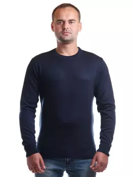 Муж. джемпер арт. 17-0041 Темно-синий р. 56