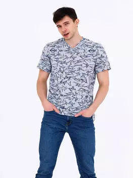 Муж. футболка "арт. 16-0798 Серый" р. 50