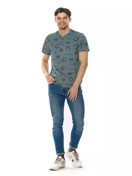 Муж. футболка "арт. 16-0799 Хаки" р. 56