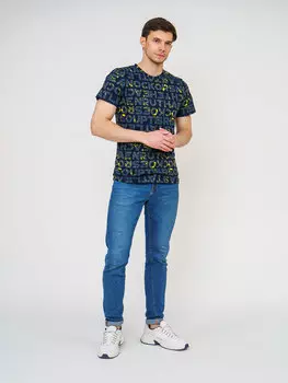 Муж. футболка арт. 16-0878 Темно-синий р. 60