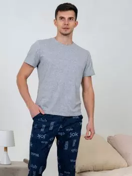Муж. футболка арт. 16-0936 Серый р. 56
