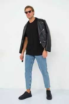 Муж. футболка "арт. 23-0464 Черный" р. 52