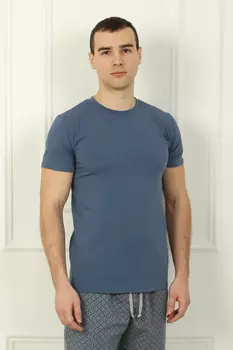 Муж. футболка "Family Look" Синий р. 54