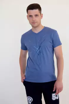 Муж. футболка "Кевин Индиго" р. 54