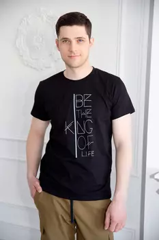 Муж. футболка "Конрад" Черный р. 52