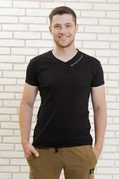 Муж. футболка "Мегал Черный" р. 58