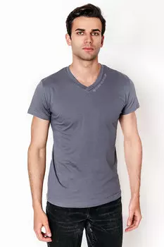 Муж. футболка "Мегал" Серый р. 48