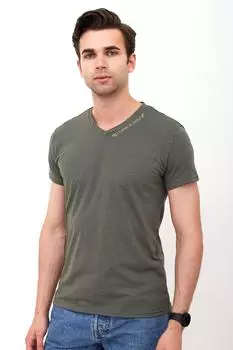 Муж. футболка "Мегал" Зеленый р. 62