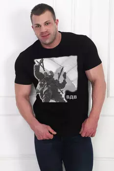 Муж. футболка "ВДВ Черный" р. 56