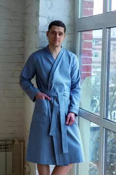 Муж. халат "Алан Серый" р. 56